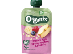 Organix Oatmeal Apple Banana Raspberry Blueberry